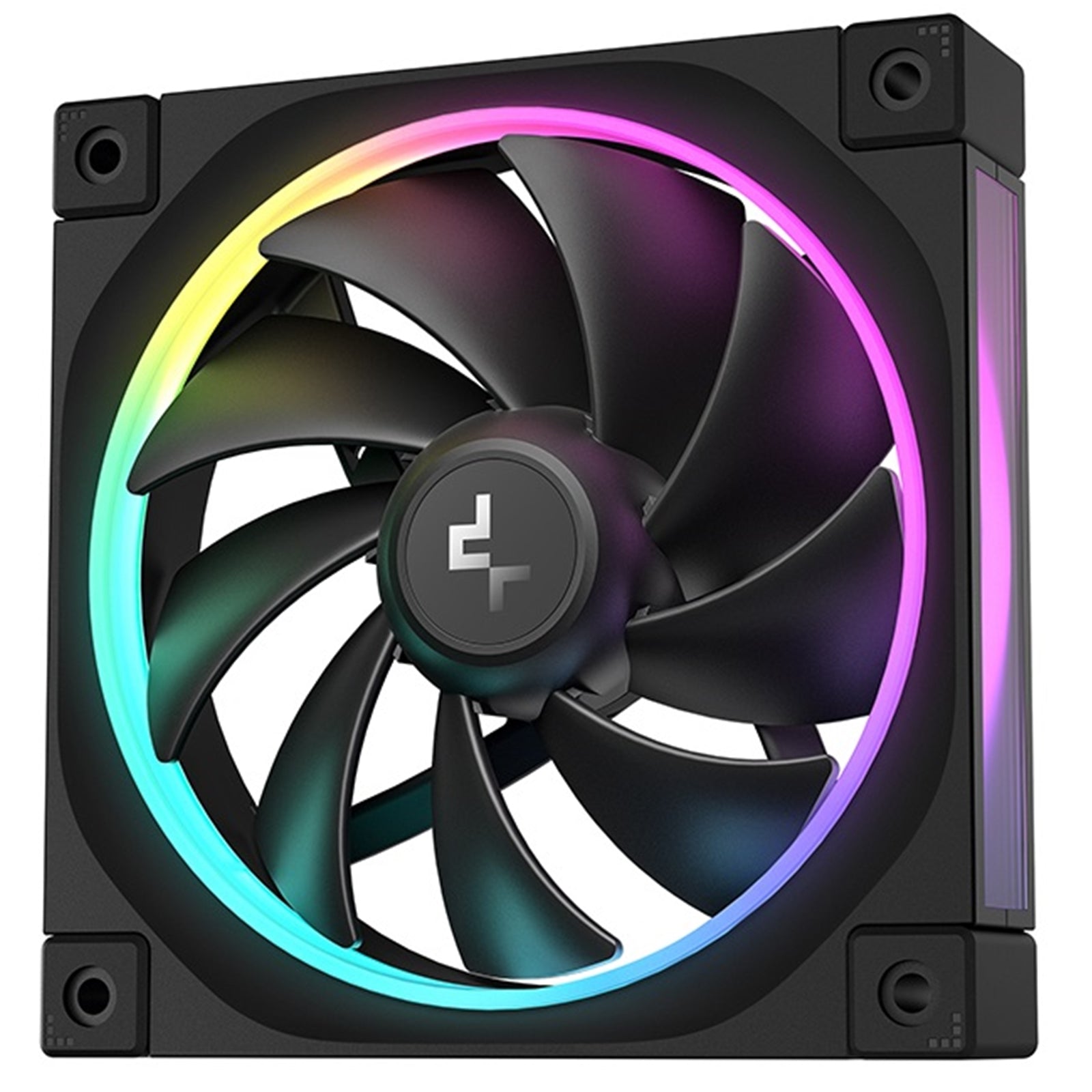 DeepCool FL12 120mm ARGB PWM Fan - Fluid Dynamic Bearing, Black DeepCool FL12 120mm ARGB PWM Fan - Fluid Dynamic Bearing, Black